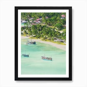 Mactan Island Philippines Watercolour Tropical Destination Art Print