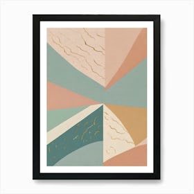 Abstract Pastel Pattern 4 Art Print