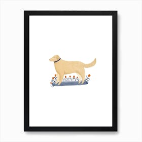 Cute Dog Art Print
