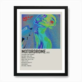 Motordrome 2022 Poster 2 Art Print