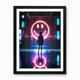 Smiley Face Art Print