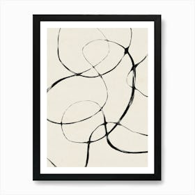 Melted Lines Art Print