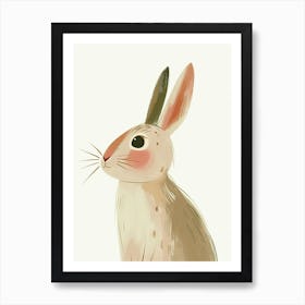 Californian Rabbit Kids Illustration 2 Art Print