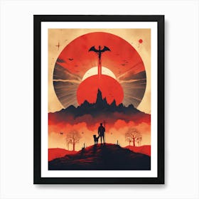 Lord Of The Rings 2 Art Print