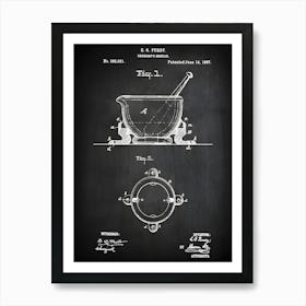 Pharmacist Gift, Gift For Doctor, Druggist S Mortar, Pharmacy, Pharmacy Art, Drug Print, Pharmaceutical Gift, Medical Poster, Cm0211 Art Print