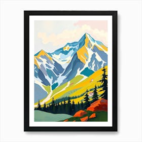 Alpine Illustration No 23 Art Print