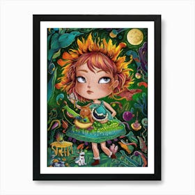 Little Gardener 1 Art Print