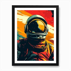 Space Astronaut Poster Art Print