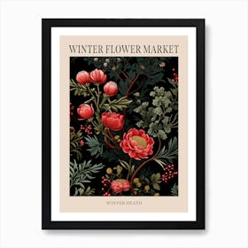 Winter Heath 4 Winter Flower Market Poster Art Print