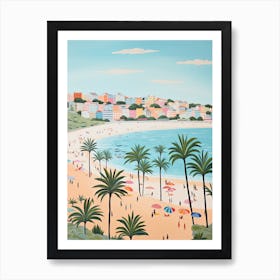 Bondi Beach, Sydney, Australia, Matisse And Rousseau Style 3 Art Print