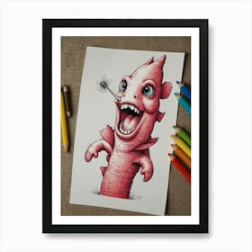 Squid 1 Art Print