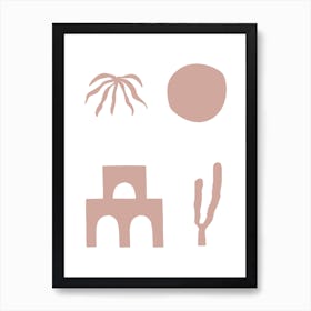 Desert Vibes Abstract Viii Art Print