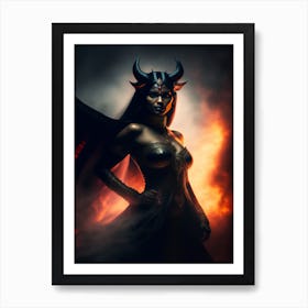 Devil Woman Art Print