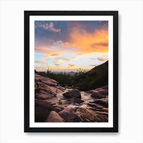 Desert Sunset Art Print