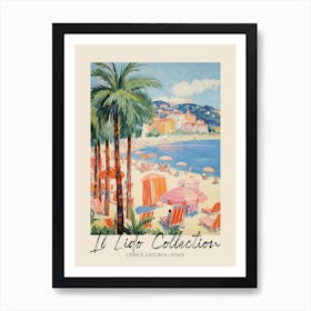 Lerici, Liguria   Italy Il Lido Collection Beach Club Poster 1 Art Print