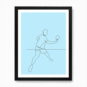 Ping Pong Player Poster