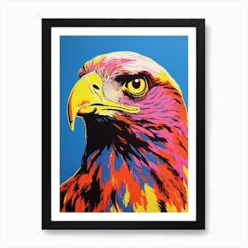 Andy Warhol Style Bird Harrier 1 Art Print