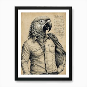 Parrot 1 Art Print