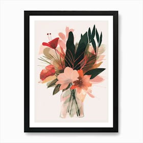 Flowers In A Vase 32 Art Print