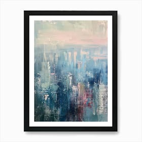 New York City Skyline 4 Art Print