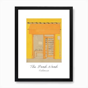 Valencia The Book Nook Pastel Colours 2 Poster Art Print