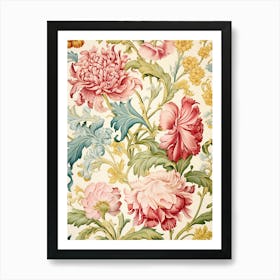 Floral Wallpaper 88 Art Print