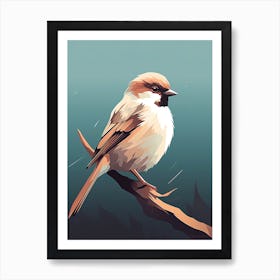 Whispering Sparrow Dreams Art Print