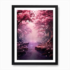 Beautiful Sakura Cherry Blossom 5 Art Print