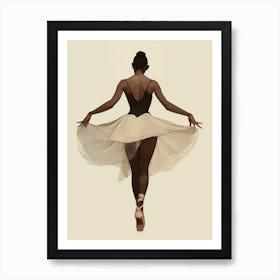 Back view Ballerina Poster