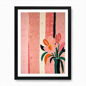 Pink Tulips Art Print