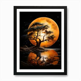 Full Moon 2 Art Print