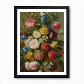 Statice Painting 3 Flower Art Print