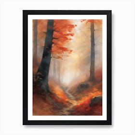 Autumn Forest 9 Art Print