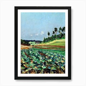 Wassily Kandinsky Field Of Cabbages Art Print