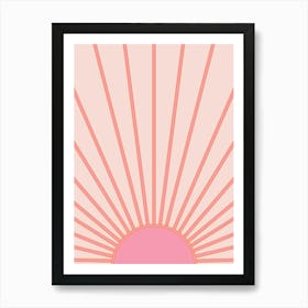 Pink Sunshine Art Print