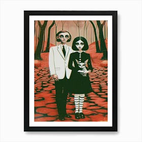 Unique Family - Halloween Photo Art Print