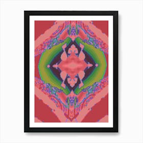 Abstract Psychedelic Painting 5 Art Print