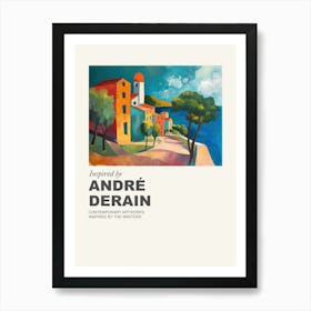 Museum Poster Inspired By Andre Derain 2 Art Print