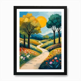 Path In The Woods 2 Art Print