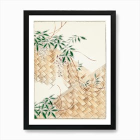 Wisteria Illustration, Shin Bijutsukai Art Print