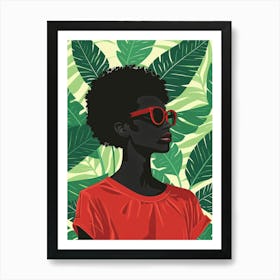 Afro Girl 38 Art Print