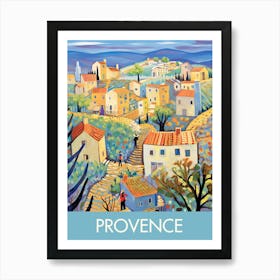 Provence France Travel Print Painting Cute Art Print