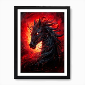 Dark Horse 1 Art Print