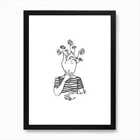 Head Heart Art Print