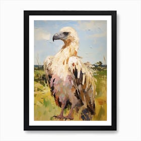 Bird Painting Vulture 4 Art Print