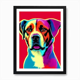 Norwegian Buhund Andy Warhol Style Dog Art Print