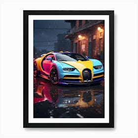 Bugatti Chiron 1 Art Print