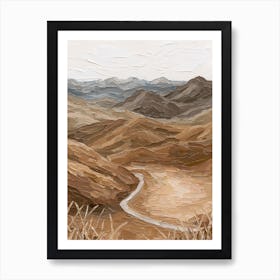 Lindis Pass Art Print