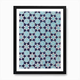 Mosaic Tiles In Uzbekistan Art Print