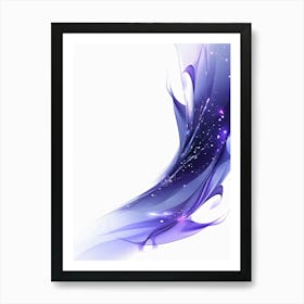 Abstract Purple Background Art Print